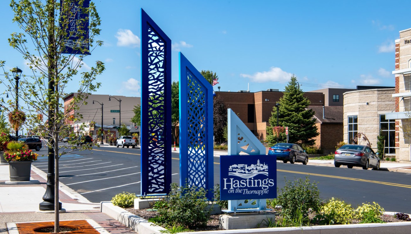 City of Hasting Downtown Streetscape