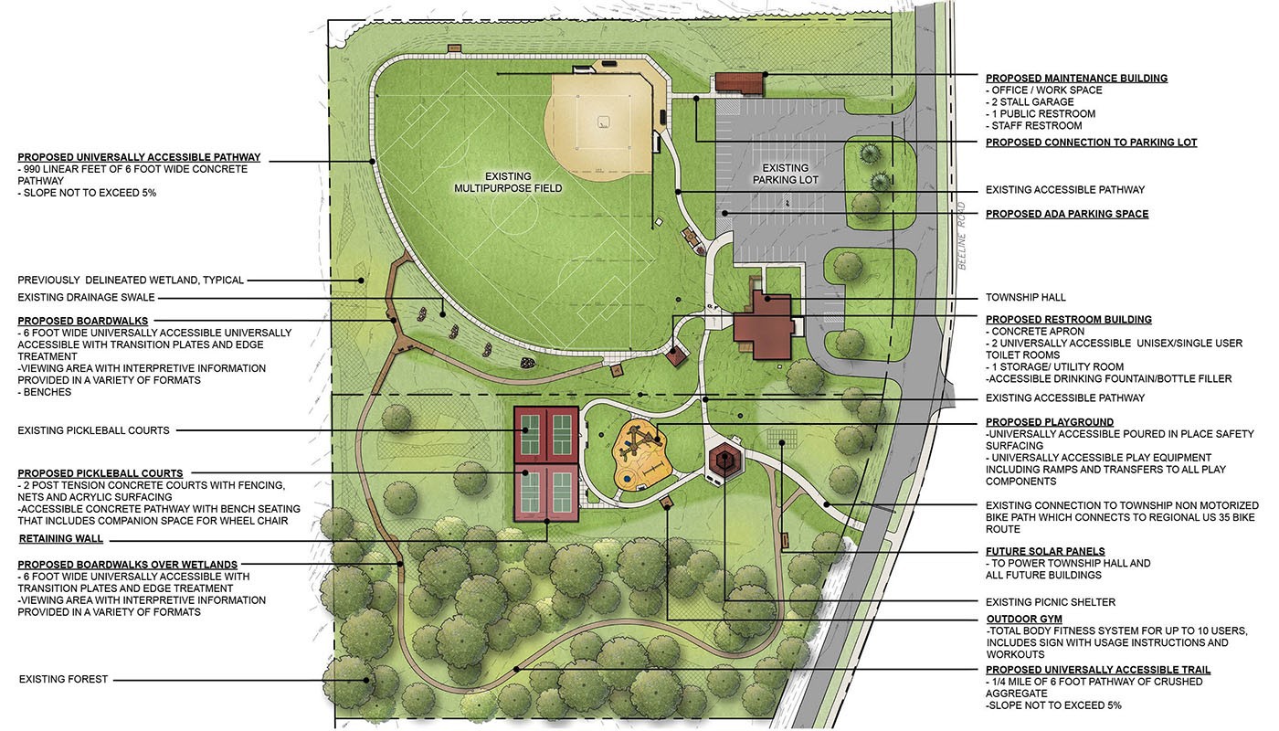 MCSA Group, Laketown Township Pickleball Courts