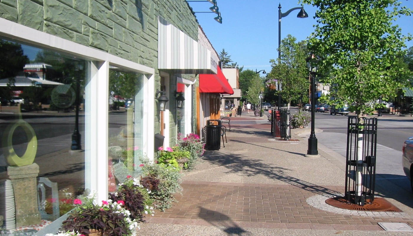 East Grand Rapids Streetscape