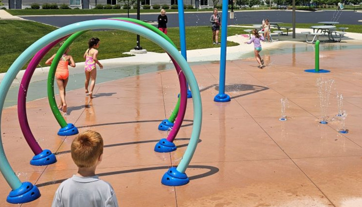 North River Front Park Splash Pad