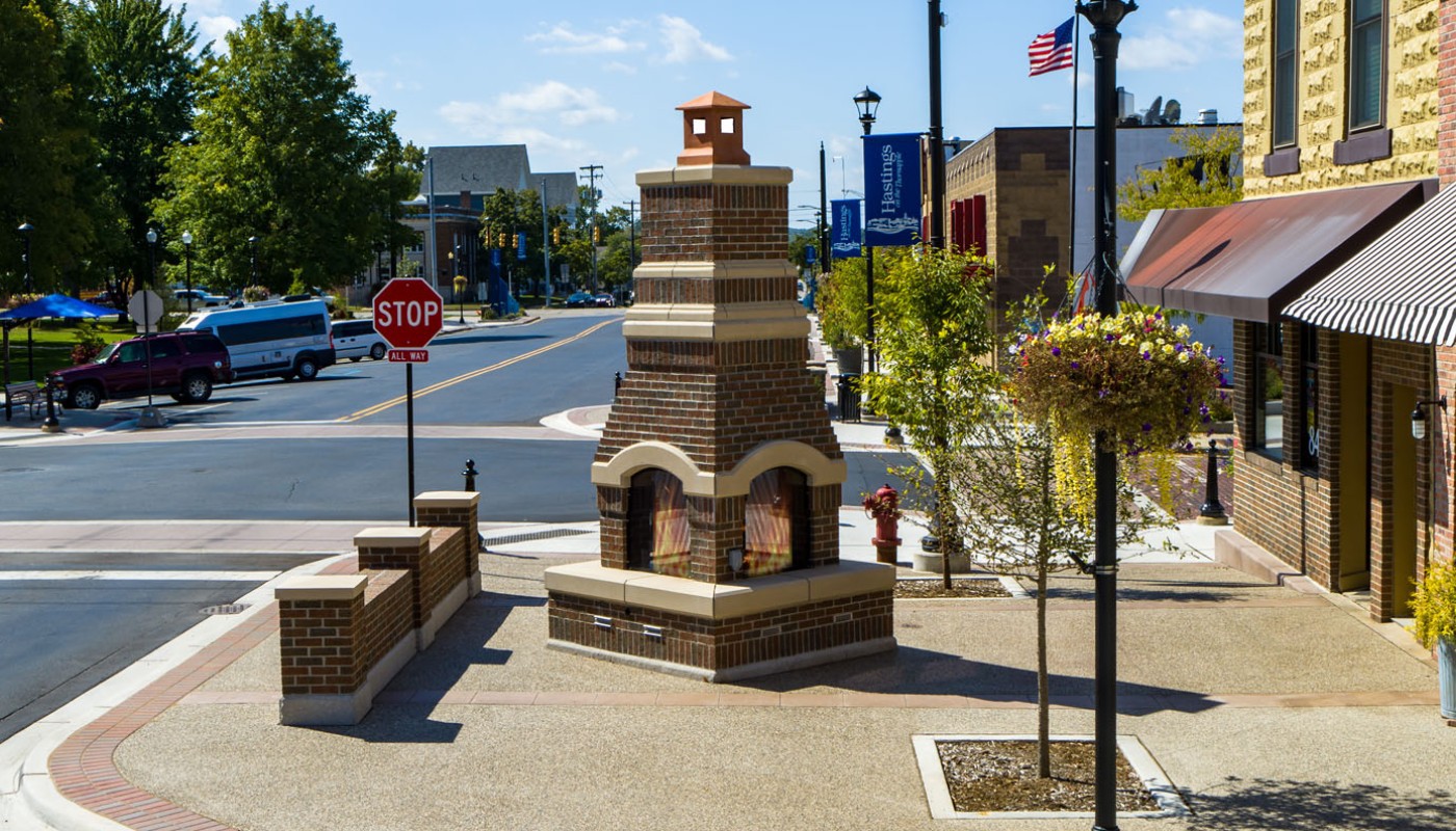 City of Hasting Downtown Streetscape