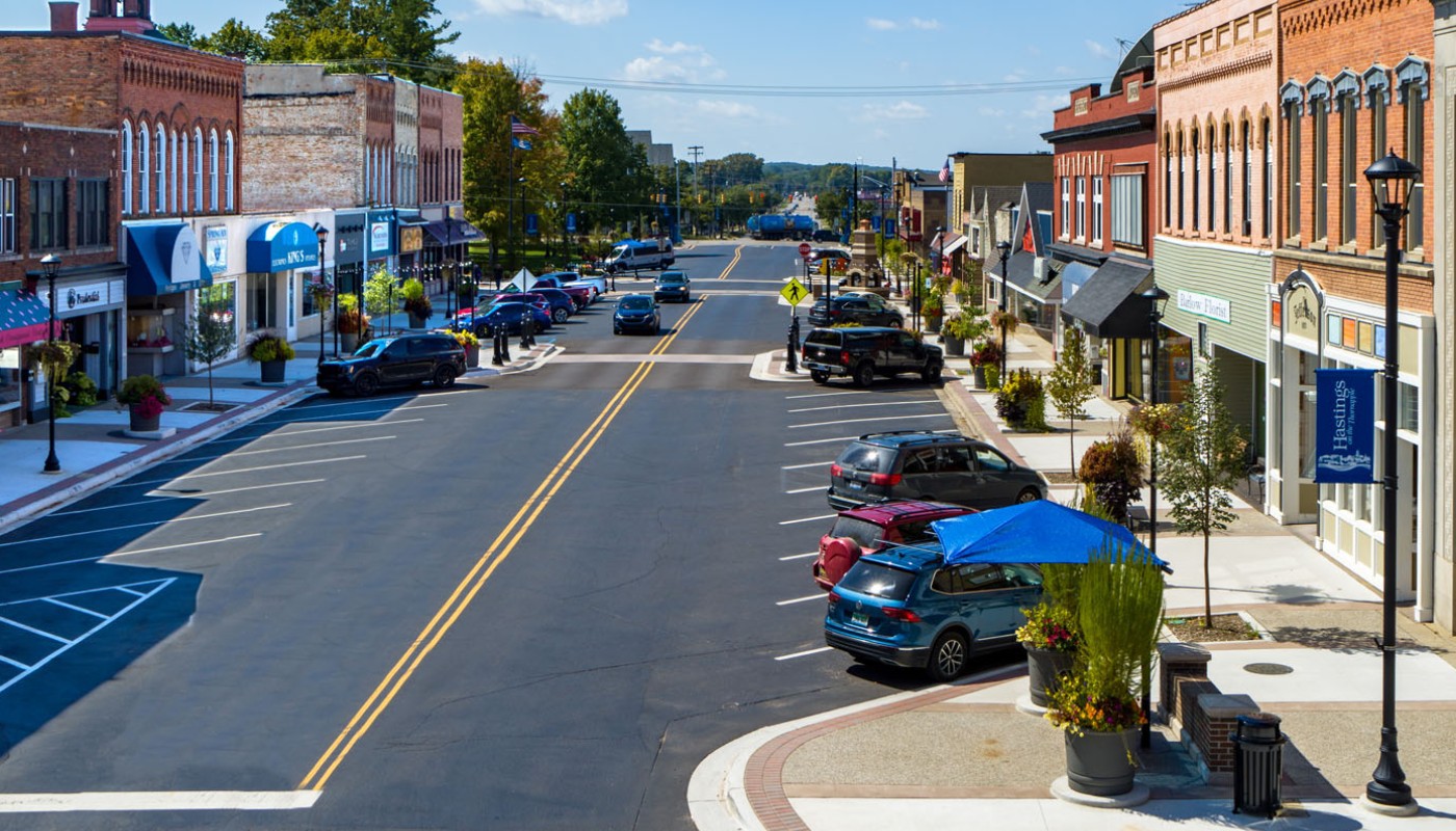City of Hasting Downtown Streetscape