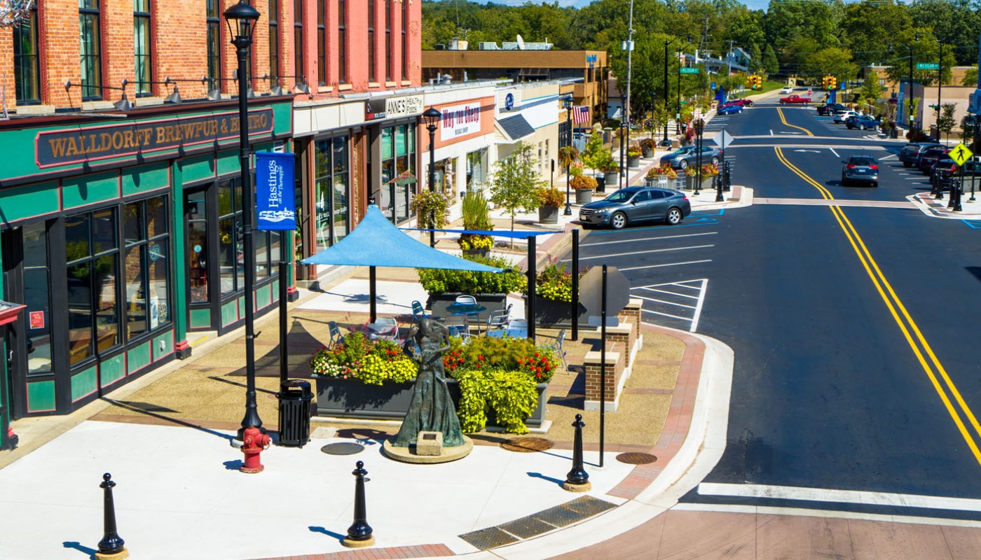 City of Hasting Downtown Streetscape