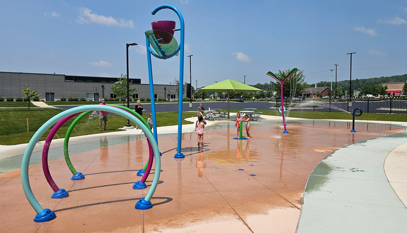 North River Front Park Splash Pad