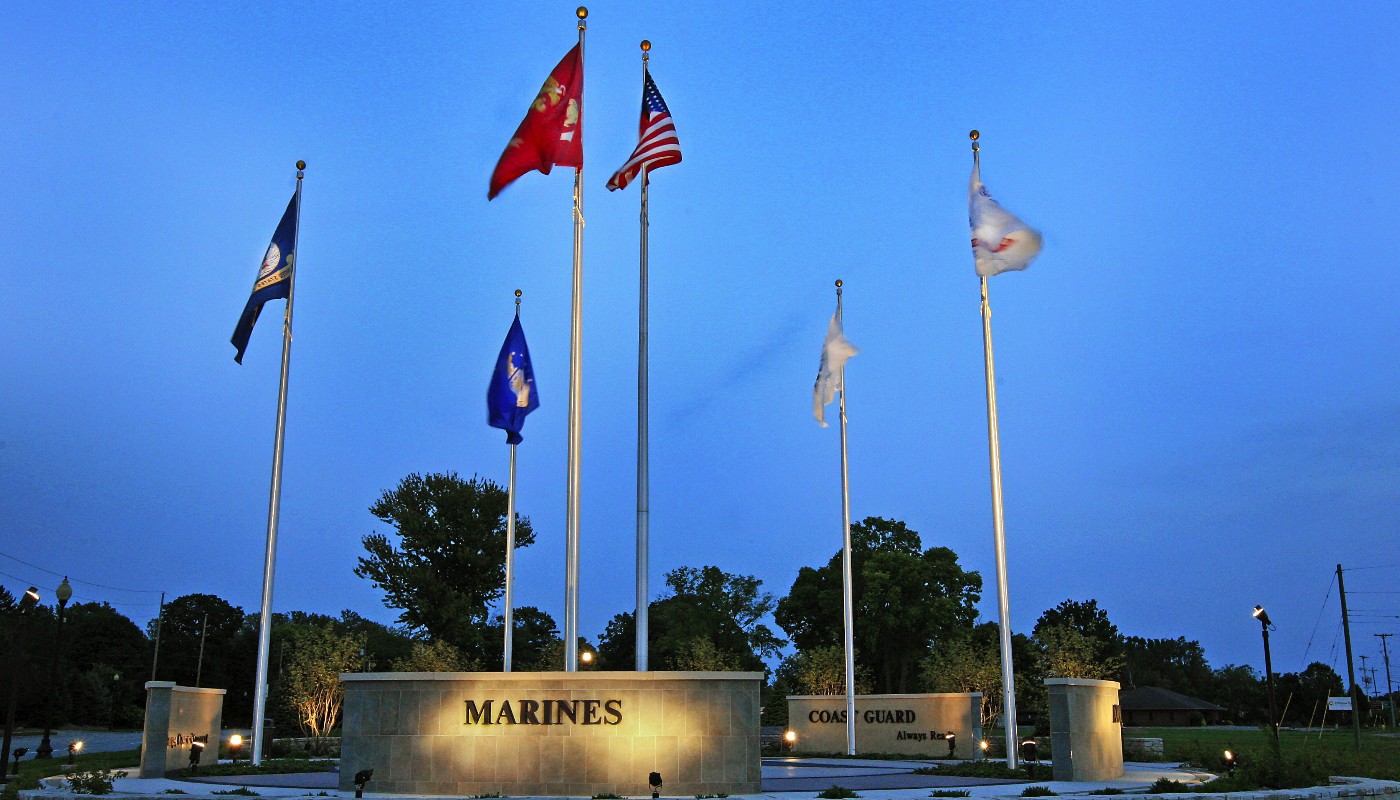 Veterans Plaza Lighting
